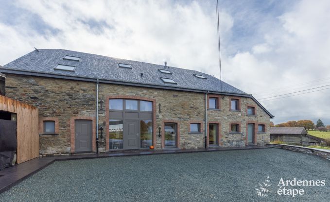 Kinderfreundliches Ferienhaus in Libramont fr 22 Personen mit Garten und Spielzimmer