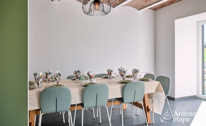 Ferienhaus in Libramont fr 8 bis 10 Personen mit Spielzimmer, Terrasse und Garten in den Ardennen