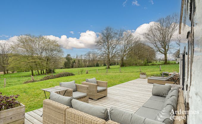 Charmantes und stilvolles Bauernhaus fr 14 Personen und 2 Hunde in Manhay