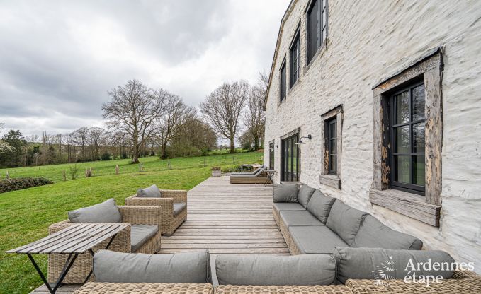 Charmantes und stilvolles Bauernhaus fr 14 Personen und 2 Hunde in Manhay