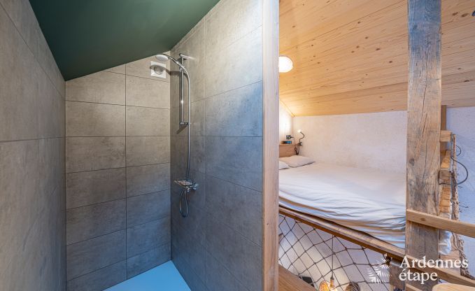 Originelles und gem�tliches Ferienhaus f�r 2 Personen in Manhay mit privater Terrasse und Holzpelletkamin