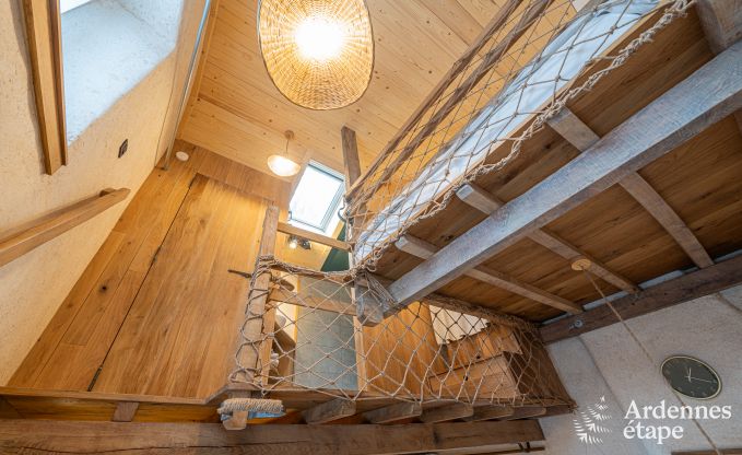 Originelles und gem�tliches Ferienhaus f�r 2 Personen in Manhay mit privater Terrasse und Holzpelletkamin