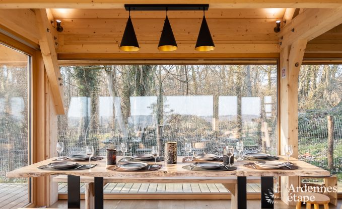 Chalet Maredsous 8 Pers. Ardennen Wellness Behinderten gerecht
