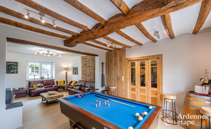 Ferienhaus Maredsous 13 Pers. Ardennen Schwimmbad Wellness