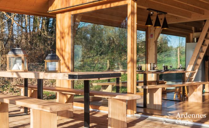 Chalet Maredsous 8 Pers. Ardennen Wellness Behinderten gerecht