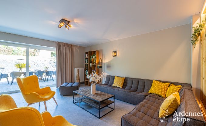 Rollstuhlgerechtes Ferienhaus in Martelange fr 9 Personen mit Privatgarten