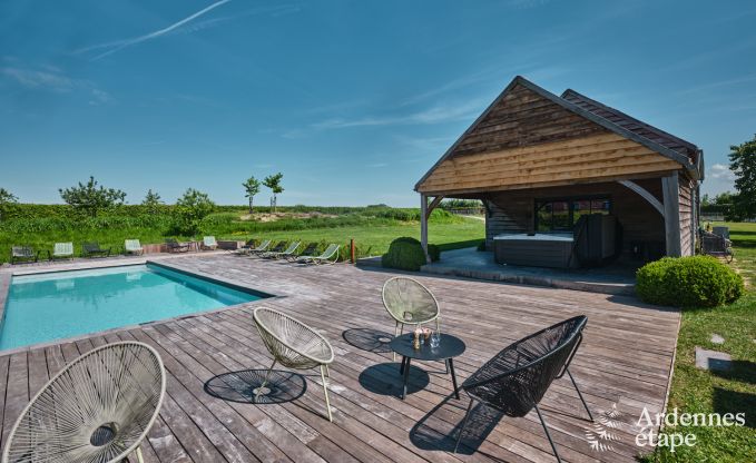 Luxurise Wohnung fr zwei mit Pool im wunderschnen Ohey