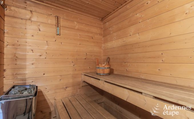 Chalet mit Sauna und Garten für 8 Personen in Ovifat