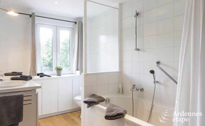 Ferienhaus in Redu, Ardennen, 7 Schlafzimmer, 6 Badezimmer, 15 Personen, nordisches Bad, Billard, privater Garten, Terrasse, Ladestation f�r Elektroautos