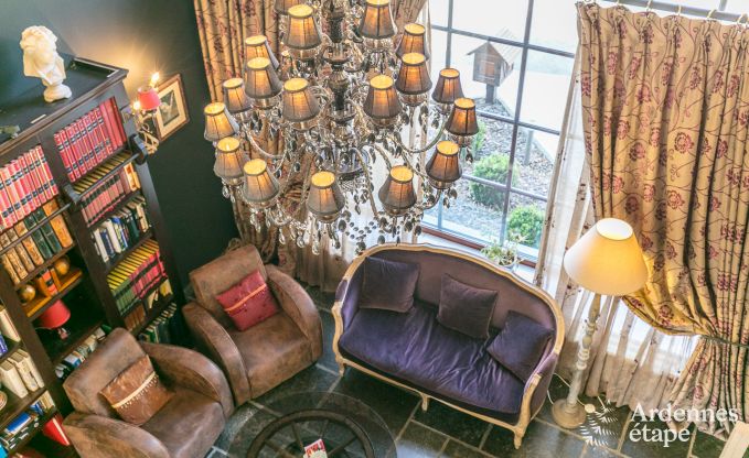 Luxusvilla in Redu, Ardennen, 9 Personen, Auenpool, Sauna, Dampfbad, Innen- und Auenwhirlpool, Privatgarten, vollstndige Ausstattung