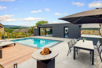 Ferienhaus Rendeux 6 Pers. Ardennen Schwimmbad Wellness