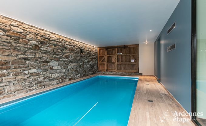 Luxusaufenthalt in den Ardennen: Hochwertige Villa in Sankt Hubertus fr 6 Personen mit Pool und Natur in der Nhe