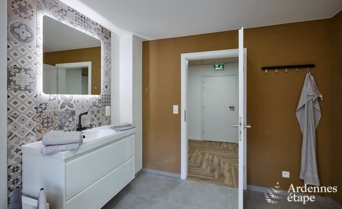 Ger�umiges Ferienhaus Saint-Vith f�r 23 Personen mit 6 Schlafzimmern, Sauna und gro�em Garten