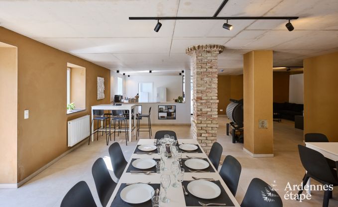 Ger�umiges Ferienhaus Saint-Vith f�r 23 Personen mit 6 Schlafzimmern, Sauna und gro�em Garten