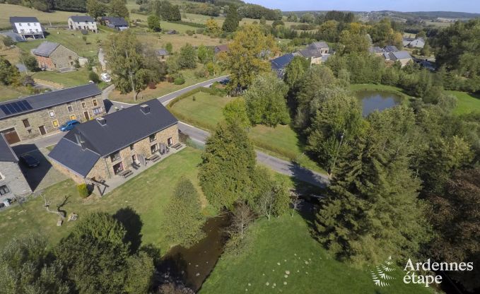 Ferienhaus in Sainte-Ode: Entspannung am Wasser fr 6 Personen in den belgischen Ardennen