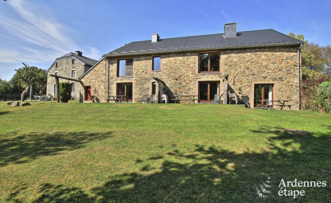 Ferienhaus in Sainte-Ode: Oase der Ruhe fr 8 Personen mit Terrasse und Garten in den Ardennen