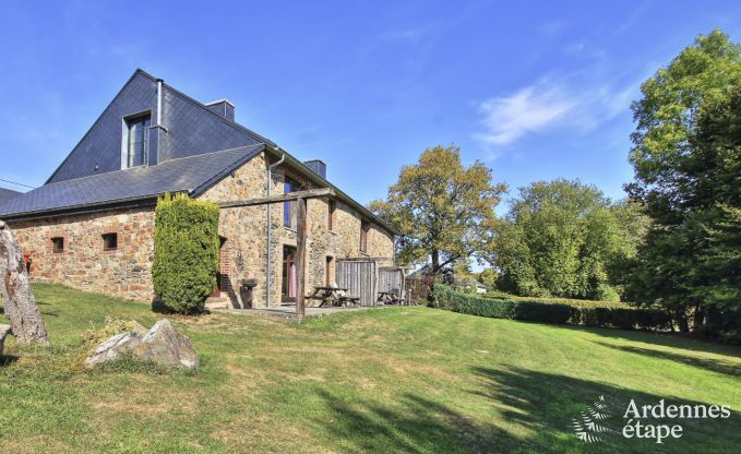 Ferienhaus in Sainte-Ode: Oase der Ruhe fr 8 Personen mit Terrasse und Garten in den Ardennen