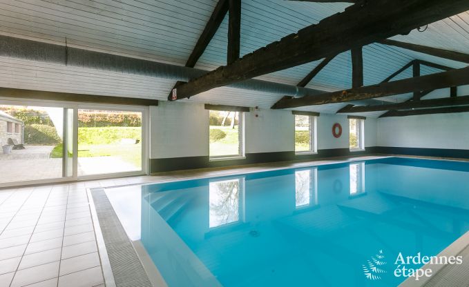Ferienhaus Sainte-Ode 41 Pers. Ardennen Schwimmbad Wellness