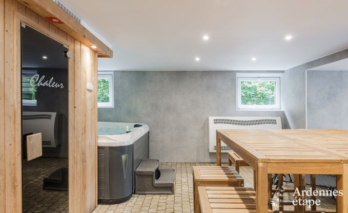 Ferienhaus Sourbrodt 15 Pers. Ardennen Schwimmbad Wellness