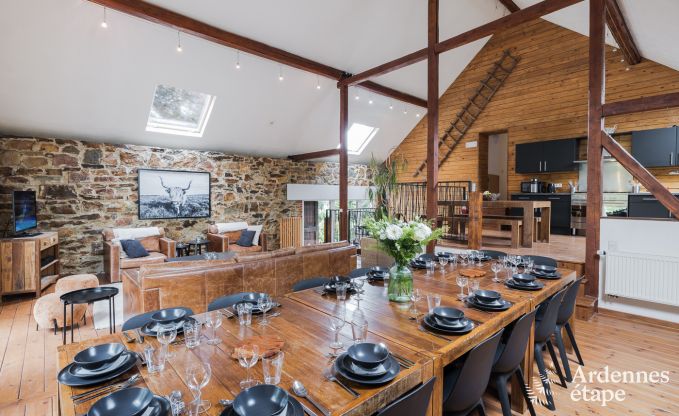 Ferienhaus Sourbrodt 15 Pers. Ardennen Schwimmbad Wellness