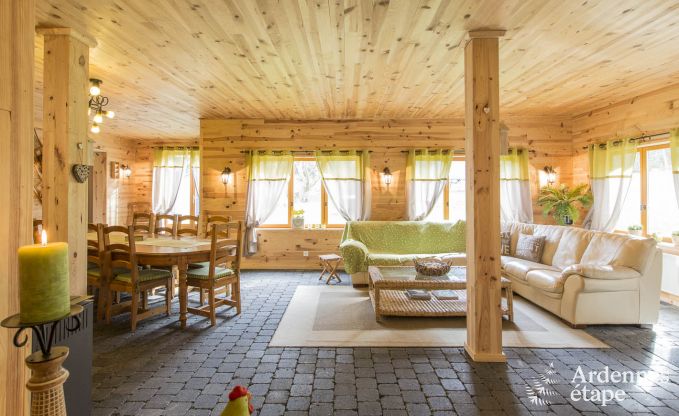 Chalet Spa (Nivez) 9 Pers. Ardennen Wellness
