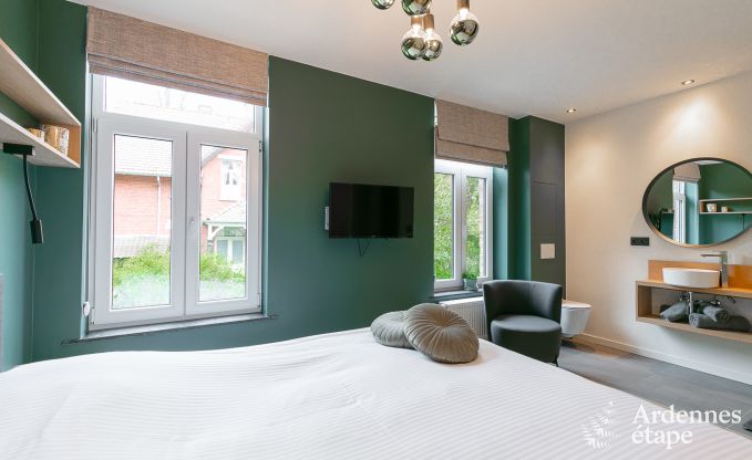 Gerumiges Cottage fr 8 Personen in Spa mit Sauna, Jacuzzi, 4 Schlaf- und Badezimmern und Privatgarten