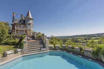 Schloss für 10 Personen mit Pool zur Ferienvermietung in Spa – 4-Sterne-Kategorie
