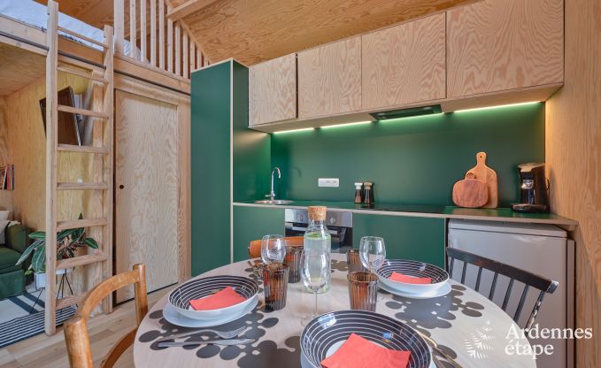 Tiny House mit Holzofen und privatem Garten in Sprimont, Hohes Venn