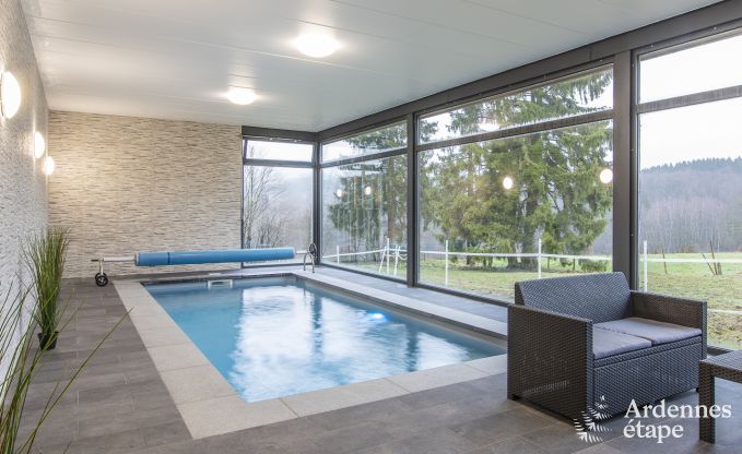 Ferienhaus Stavelot 9 Pers. Ardennen Schwimmbad Wellness