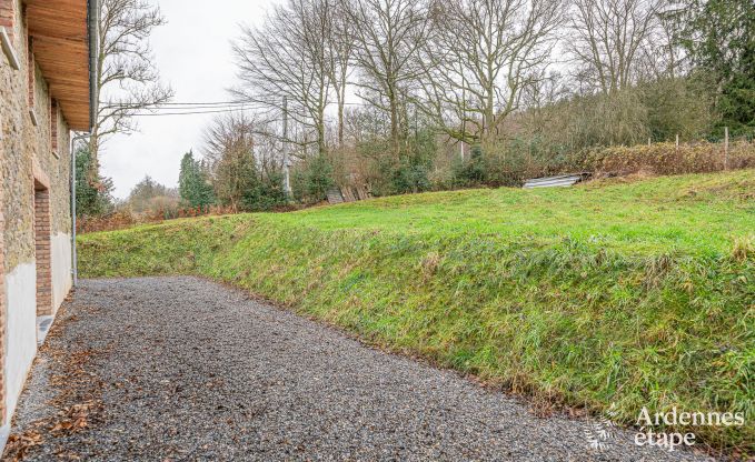 Gem�tliches Ferienhaus f�r 6 Personen in Stoumont mit 3 Schlafzimmern, Kassettenofen, privater Terrasse und Ladestation