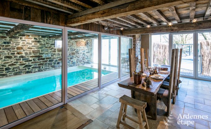 Ferienhaus Theux 6/8 Pers. Ardennen Schwimmbad Wellness
