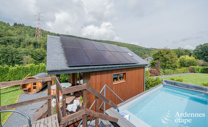 Chalet Trois-Ponts 2/4 Pers. Ardennen Schwimmbad Wellness