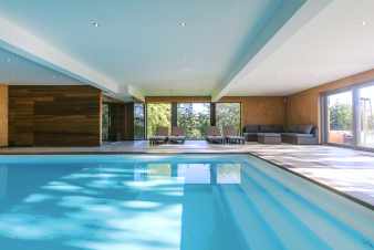 Ferienhaus mit Pool und Panoramablic für 10 Personen bei Trois-Ponts, in den Ardennen