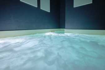 Luxurises Ferienhaus mit privatem Wellnesscenter in Vaux-sur-Sre: Sauna, Jacuzzi, Hammam und Entspannungsbereich nur fr Sie allein