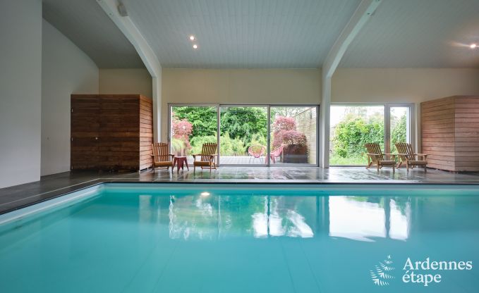 Wellness-Aufenthalt in Vaux-sur-Sre fr 8 Personen mit Spa, Pool und Blick auf die Ardennen