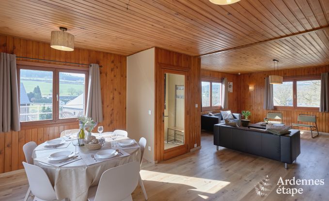 Charmantes Chalet in Vencimont fr 4-6 Personen: renoviert 2025, familienfreundliche Annehmlichkeiten und fahrradfreundliche Lage