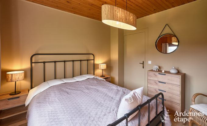 Charmantes Chalet in Vencimont fr 4-6 Personen: renoviert 2025, familienfreundliche Annehmlichkeiten und fahrradfreundliche Lage