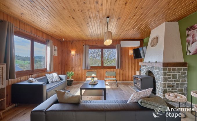 Charmantes Chalet in Vencimont fr 4-6 Personen: renoviert 2025, familienfreundliche Annehmlichkeiten und fahrradfreundliche Lage