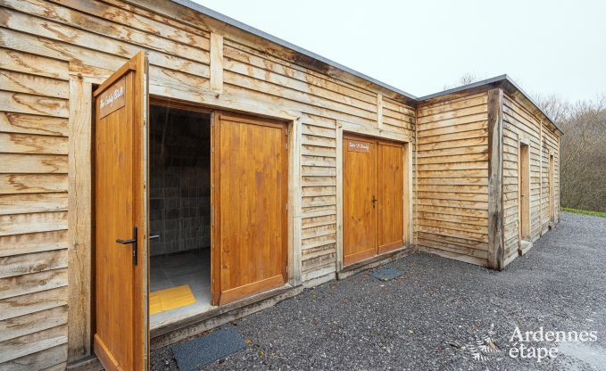 Auergewhnliches Pfahlhaus als Ferienhaus in Vencimont