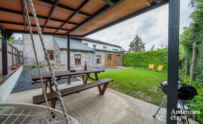 Familienaufenthalt in Vielsalm: charmantes Haus fr 6 Personen mit privatem Garten im Herzen der Ardennen