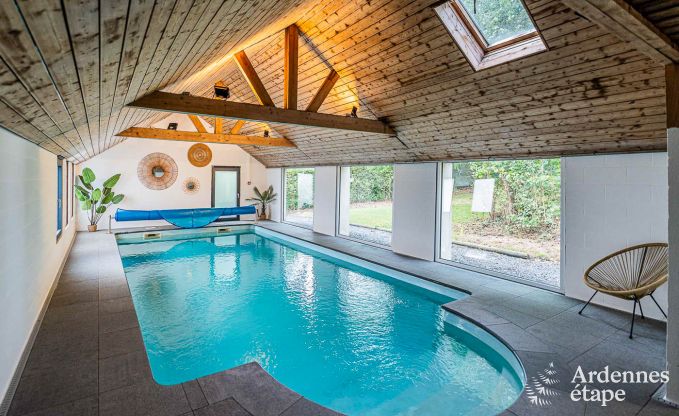 Luxusvilla in Vielsalm f�r 20 Personen mit 7 Schlafzimmern, Hallenbad, Sauna und Privatgarten