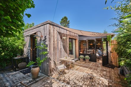 Abgelegenes Huschen fr 2 Personen mit privatem Jacuzzi und Garten in Vielsalm