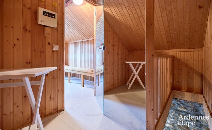 gemtliches Ferienhaus mit 5 Schlafzimmern, Jacuzzi, Sauna und privatem Garten in Vielsalm Ardennen
