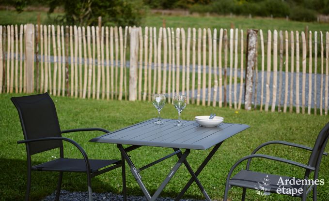 Einzigartige Jurte f�r 2 Personen in Vielsalm mit modernem Badezimmer, Privatgarten und Fahrradabstellplatz