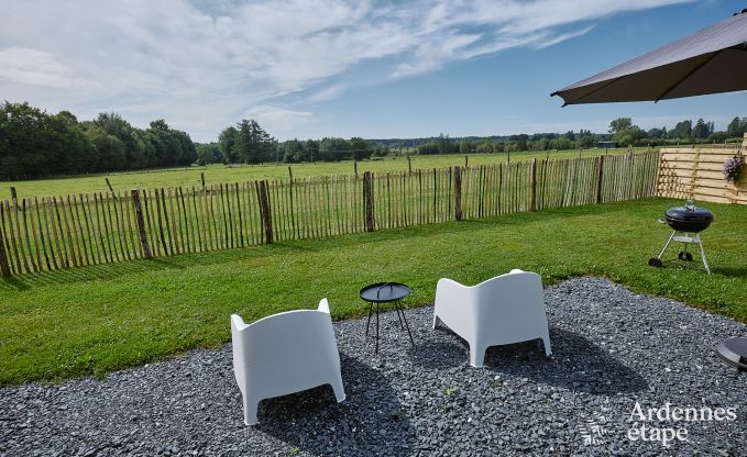 Einzigartige Jurte f�r 2 Personen in Vielsalm mit modernem Badezimmer, Privatgarten und Fahrradabstellplatz