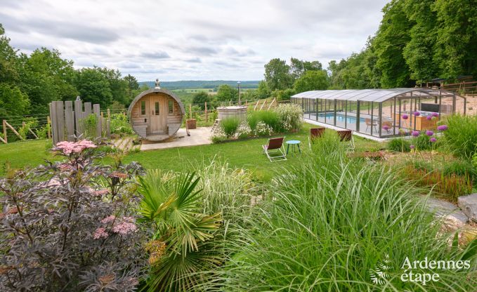 Komfortables Ferienhaus fr 10 Personen in Villers-en-Fagne mit Sauna und Holzofen