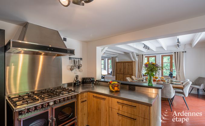 Luxuri�s eingerichtetes Ferienhaus in Virelles f�r 9 Personen mit offenem Kamin