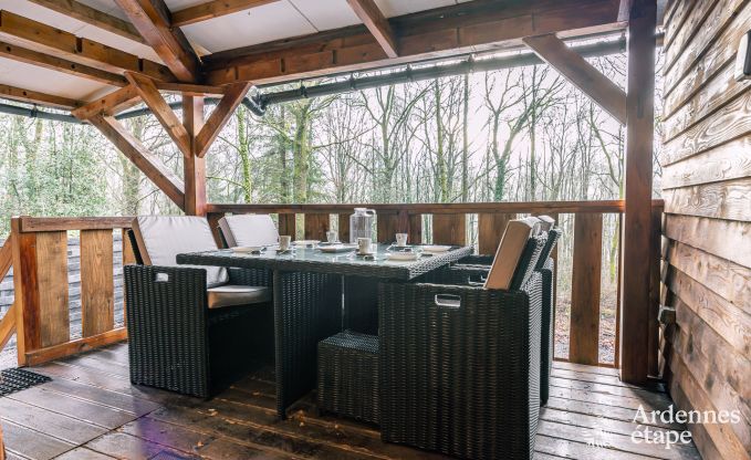 Unvergesslicher Aufenthalt in Viroinval: Komfortables Chalet in den Ardennen fr 4 Personen mit Sauna und nordischem Bad