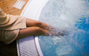 Entspannen im Jacuzzi